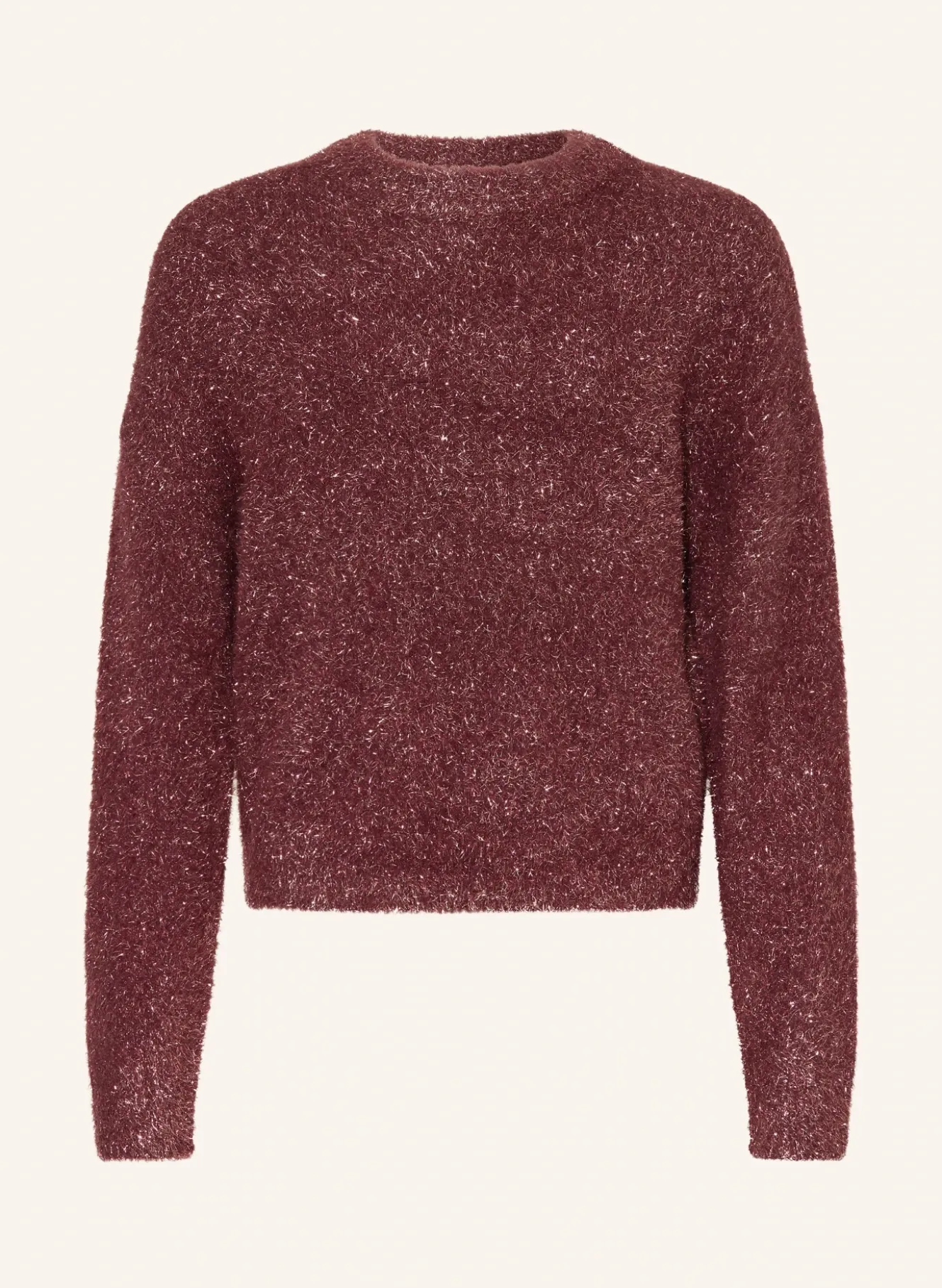 Pullover mit Glitzergarn