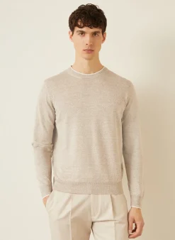 Pullover mit Leinen
