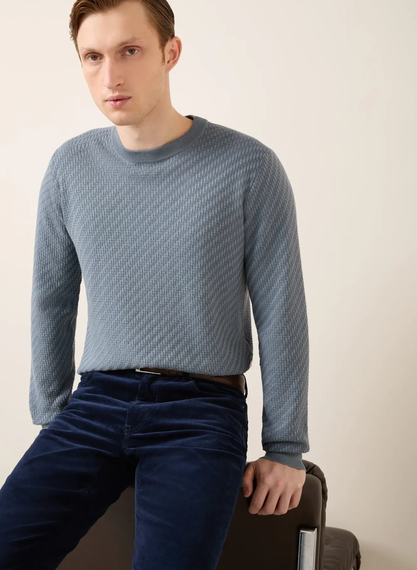 Pullover mit Seide