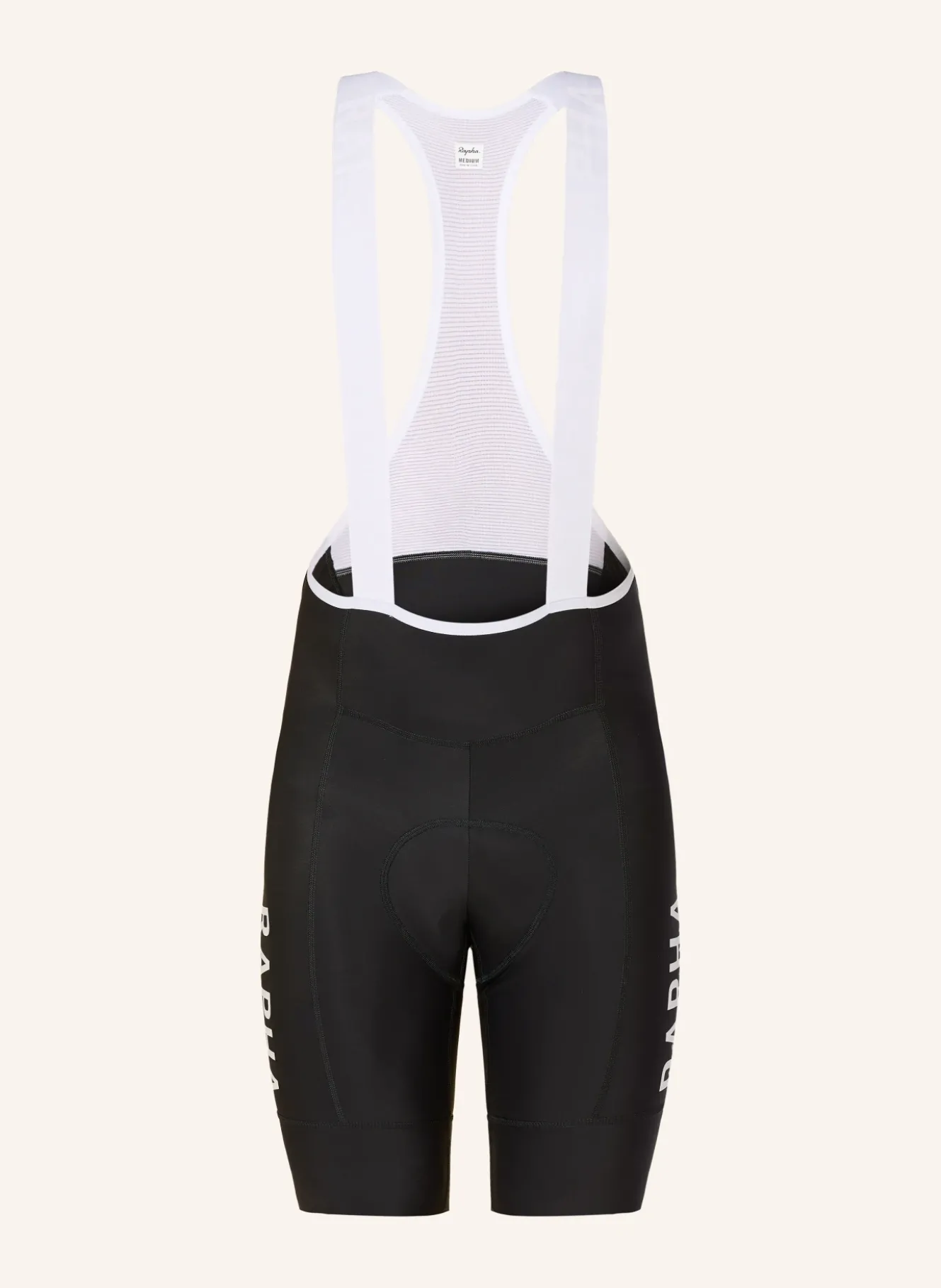 Radhose PRO TEAM TRAINING BIB II mit Trägern und gepolstertem Einsatz