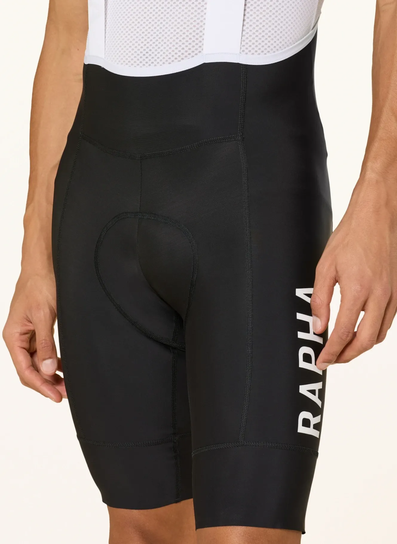 Radhose PRO TEAM TRAINING BIB II mit Trägern und gepolstertem Einsatz