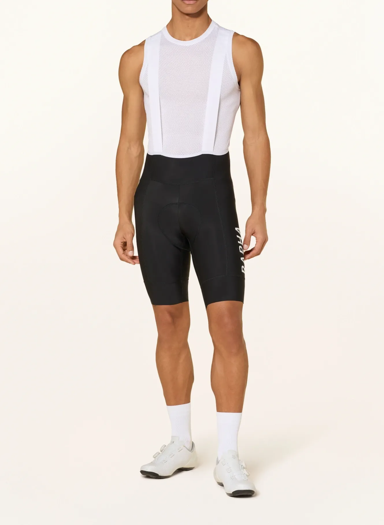 Radhose PRO TEAM TRAINING BIB II mit Trägern und gepolstertem Einsatz