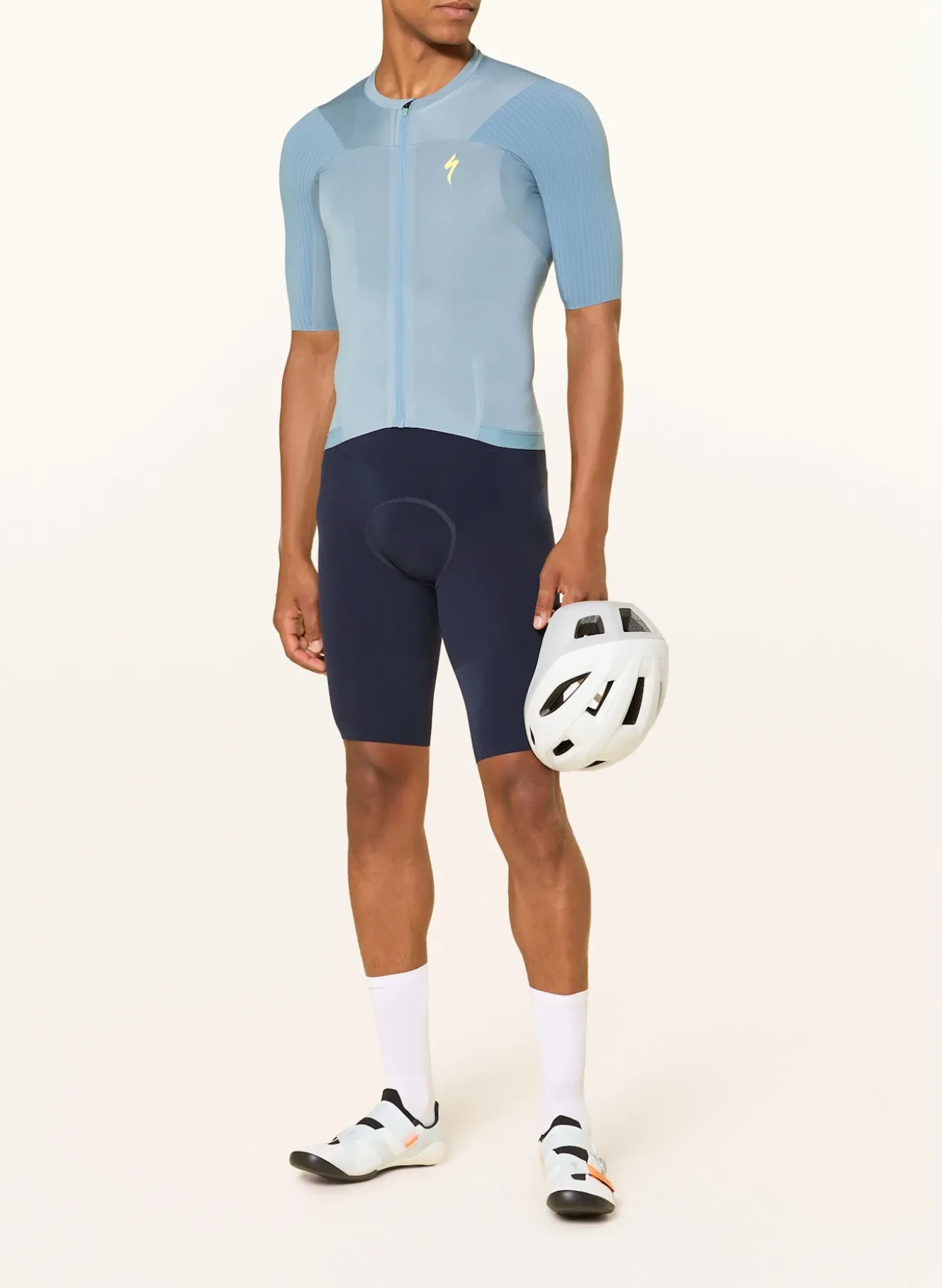 Radhose S-WORKS RACE BIB SHORT mit Trägern und gepolsterten Einsätzen