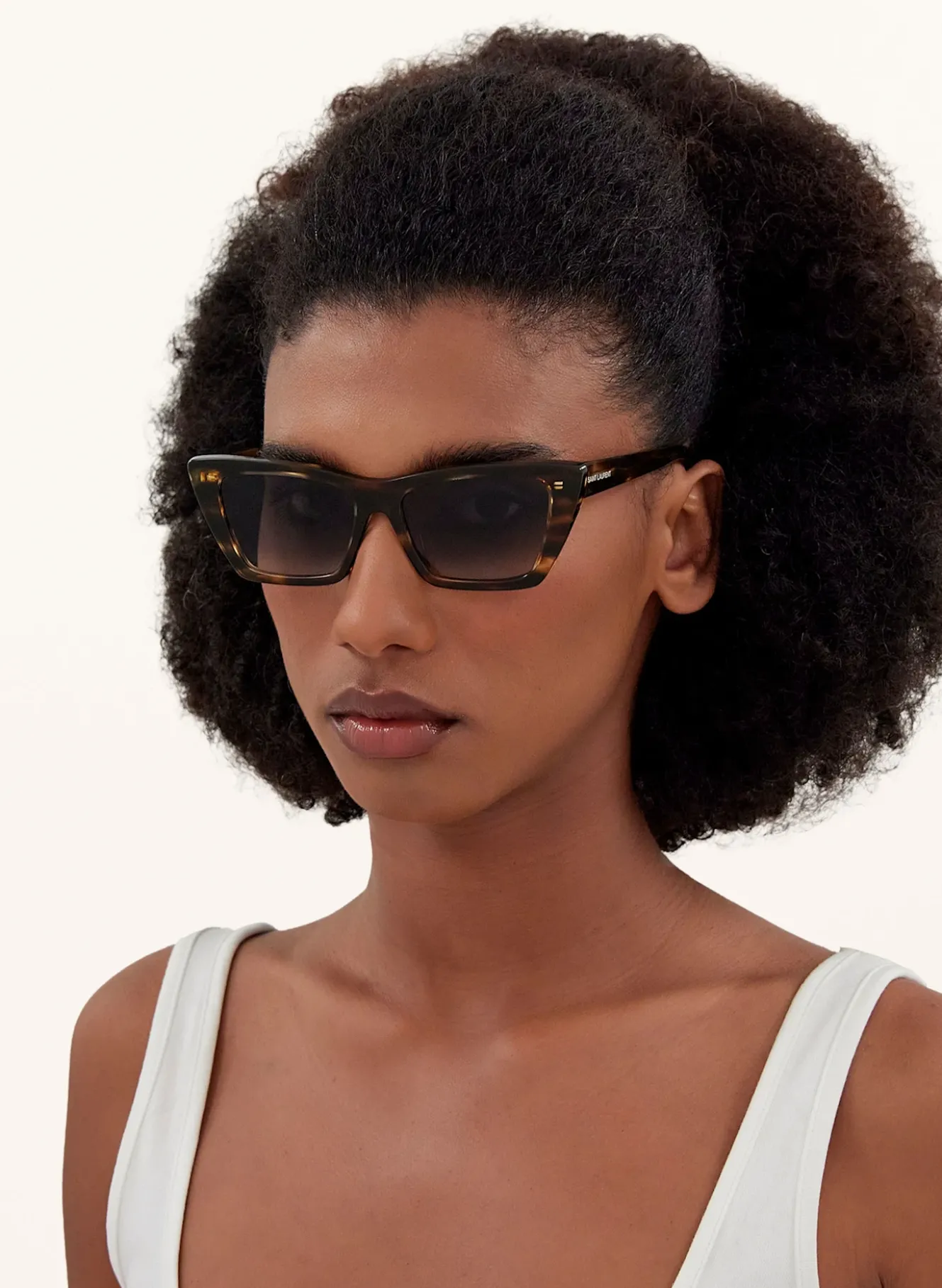 Rechteckige Sonnenbrille