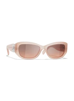 Rechteckige Sonnenbrille