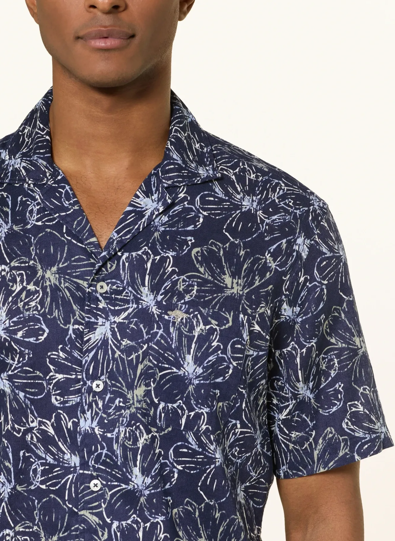 Resorthemd Comfort Fit aus Leinen