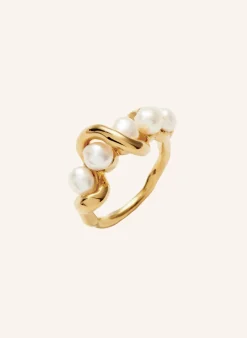 Ring MOLTEN PEARL by GLAMBOU