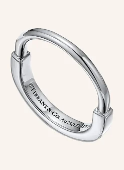 Ring TIFFANY LOCK aus 18Karat Weißgold mit Diamanten im runden Brillantschliff