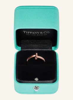 Ring TIFFANY T T ONE aus 18Karat Roségold mit Pavé-Diamanten