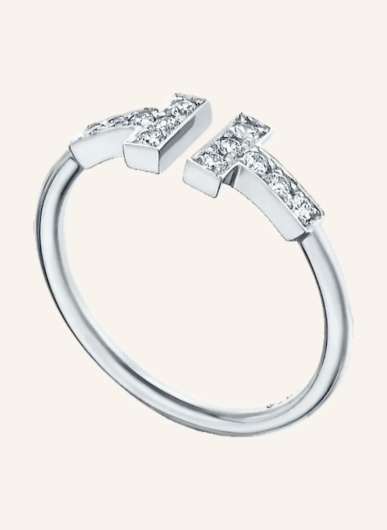 Ring TIFFANY T WIRE aus 18KaratWeißgold