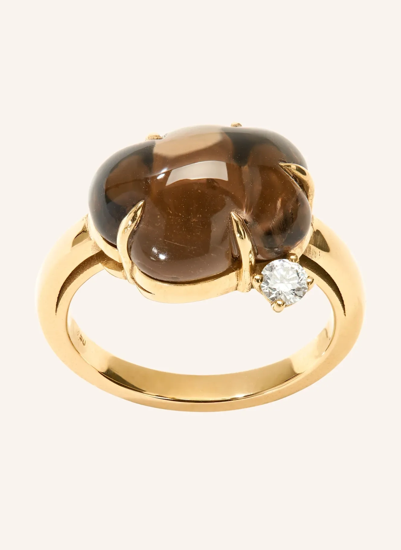 Ring WOLKE RAUCHQUARZ BRILLANT