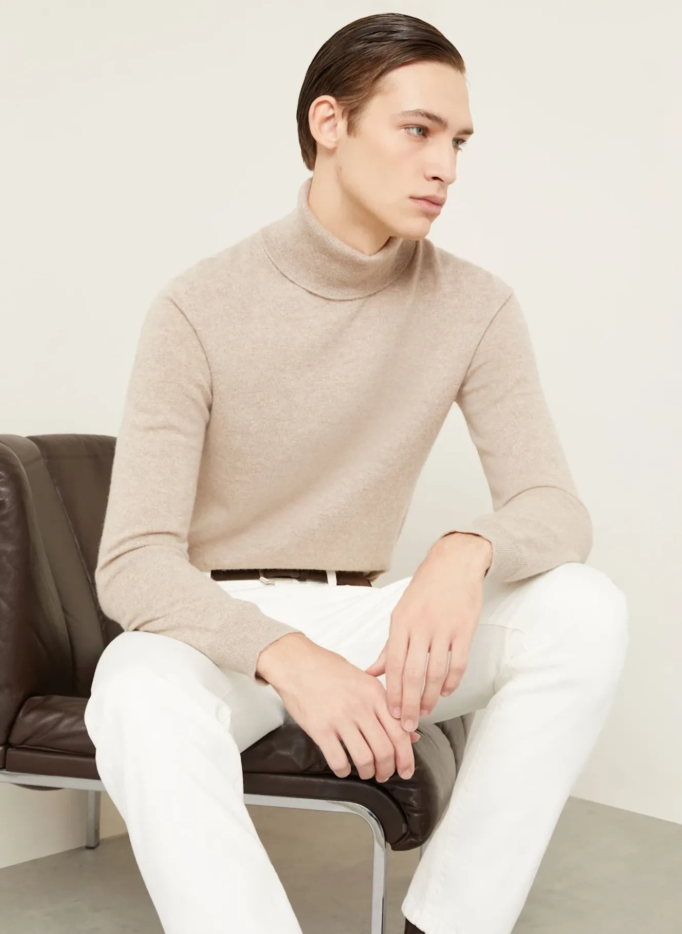 Rollkragenpullover aus Cashmere