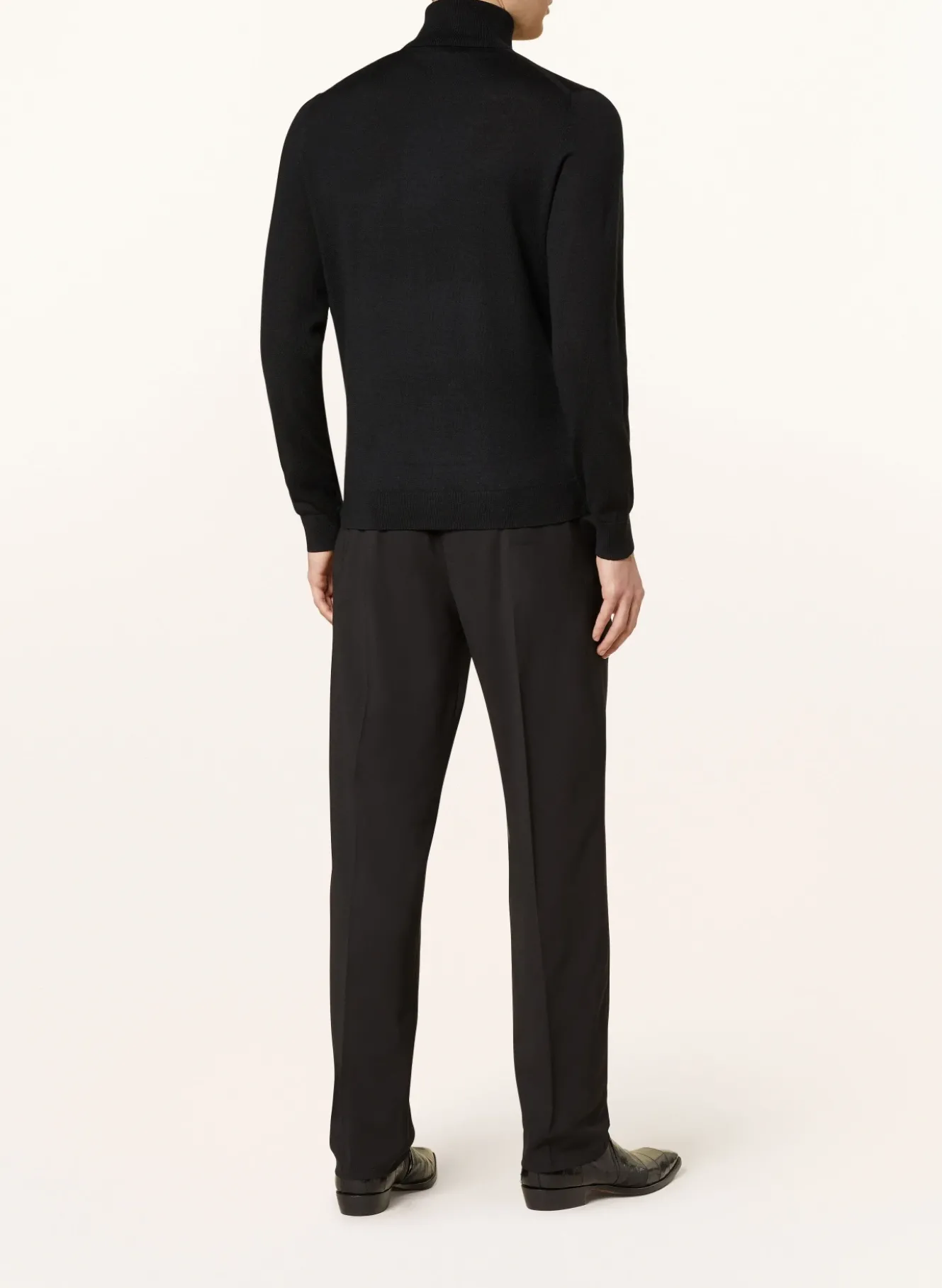 Rollkragenpullover CAINE aus Merinowolle
