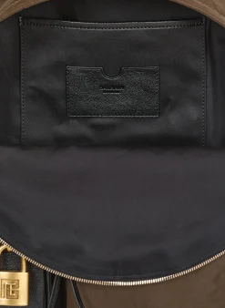 Rucksack Pulse aus Kalbsleder und Nylon