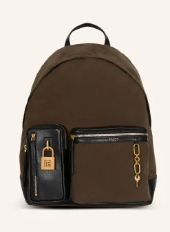 Rucksack Pulse aus Kalbsleder und Nylon