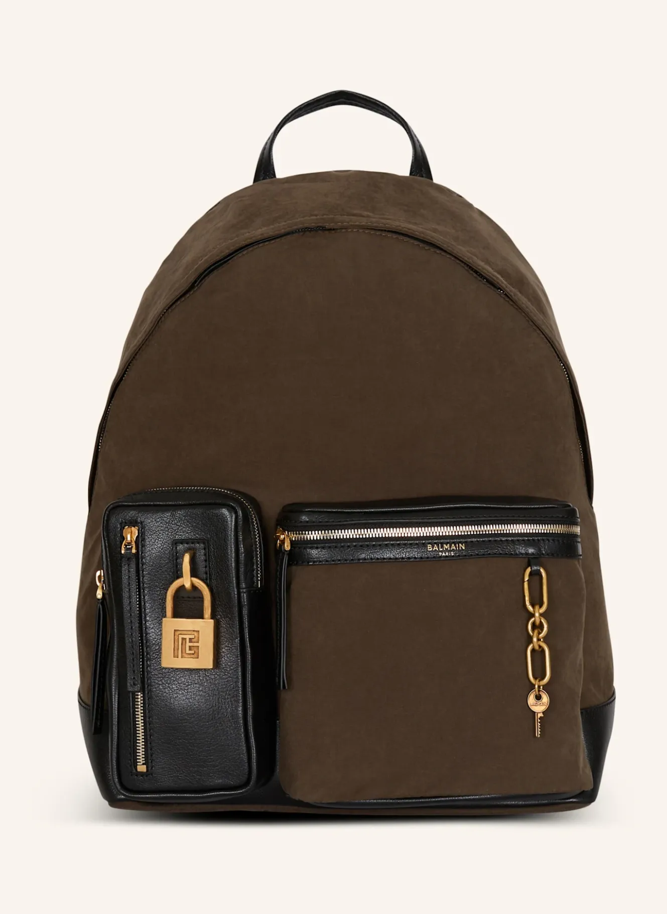 Rucksack Pulse aus Kalbsleder und Nylon