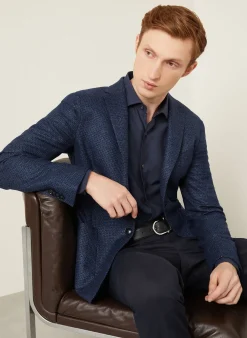 Sakko Extra Slim Fit mit Leinen