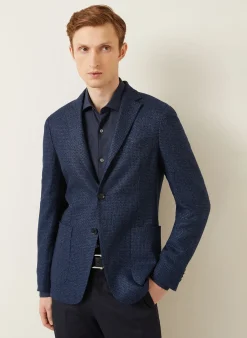 Sakko Extra Slim Fit mit Leinen