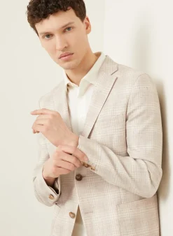 Sakko Extra Slim Fit mit Leinen