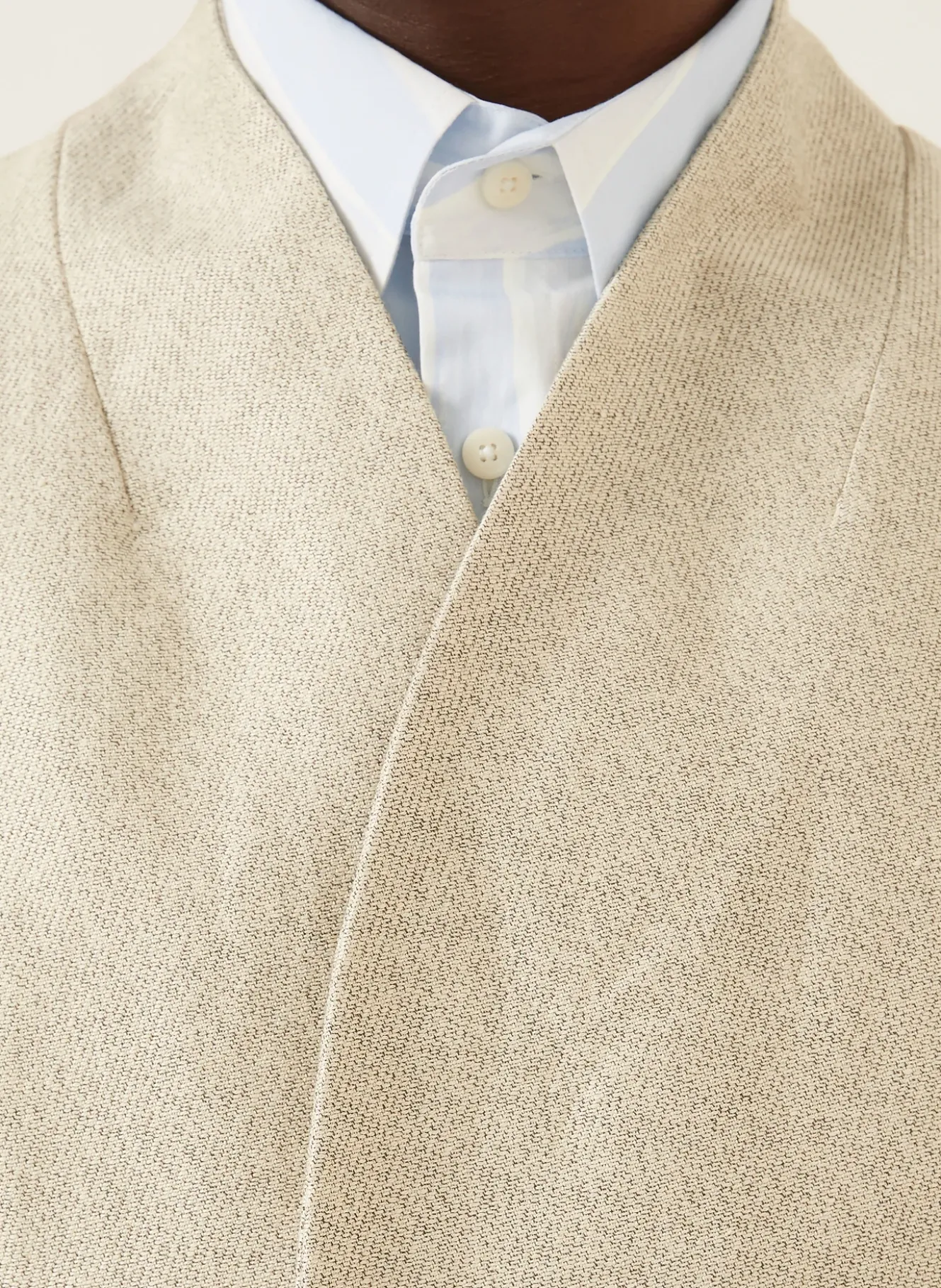 Sakko LA VESTE BASTIDE Extra Slim Fit mit Leinen