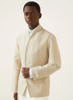 Sakko LA VESTE BASTIDE Extra Slim Fit mit Leinen