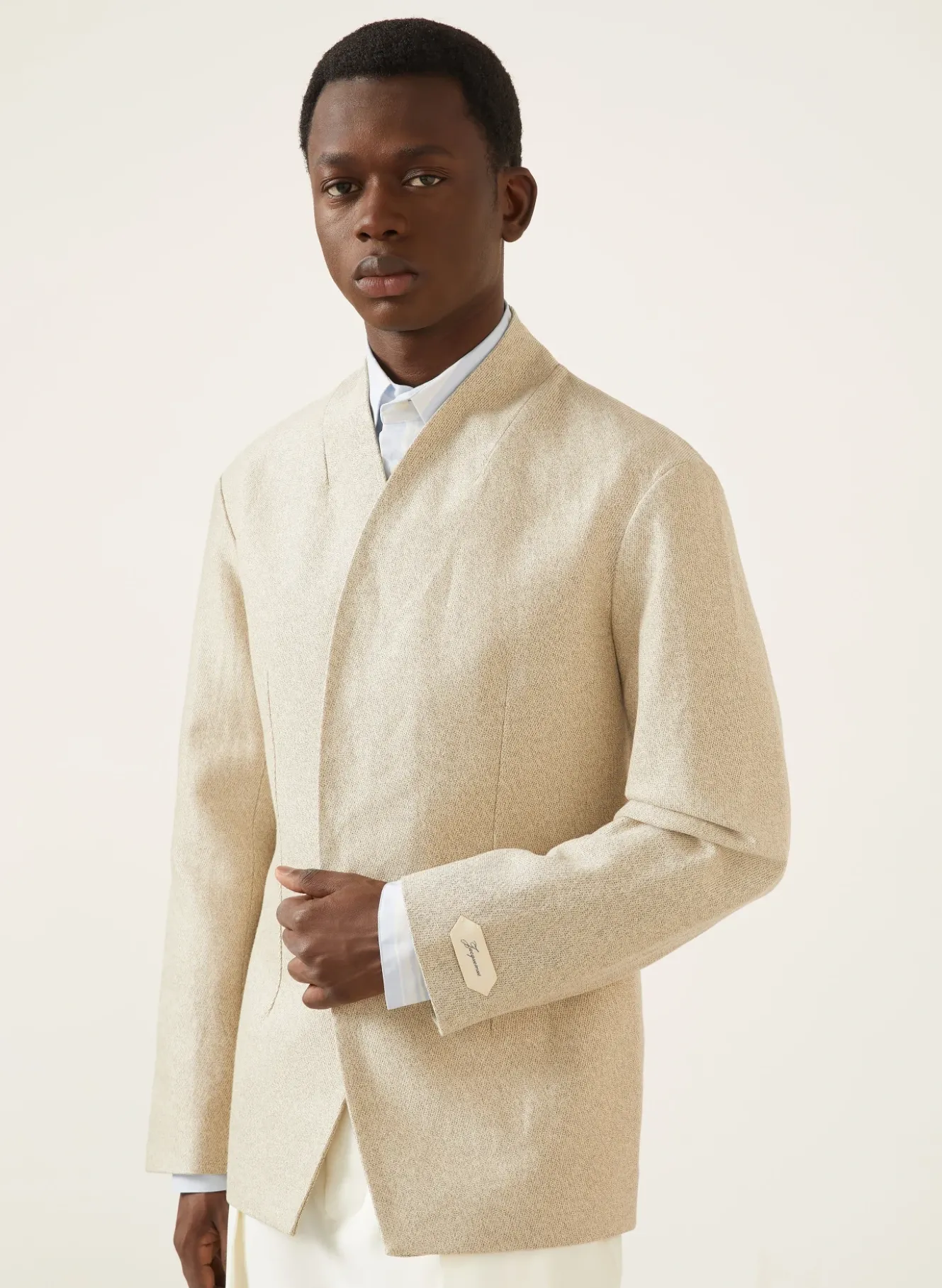 Sakko LA VESTE BASTIDE Extra Slim Fit mit Leinen