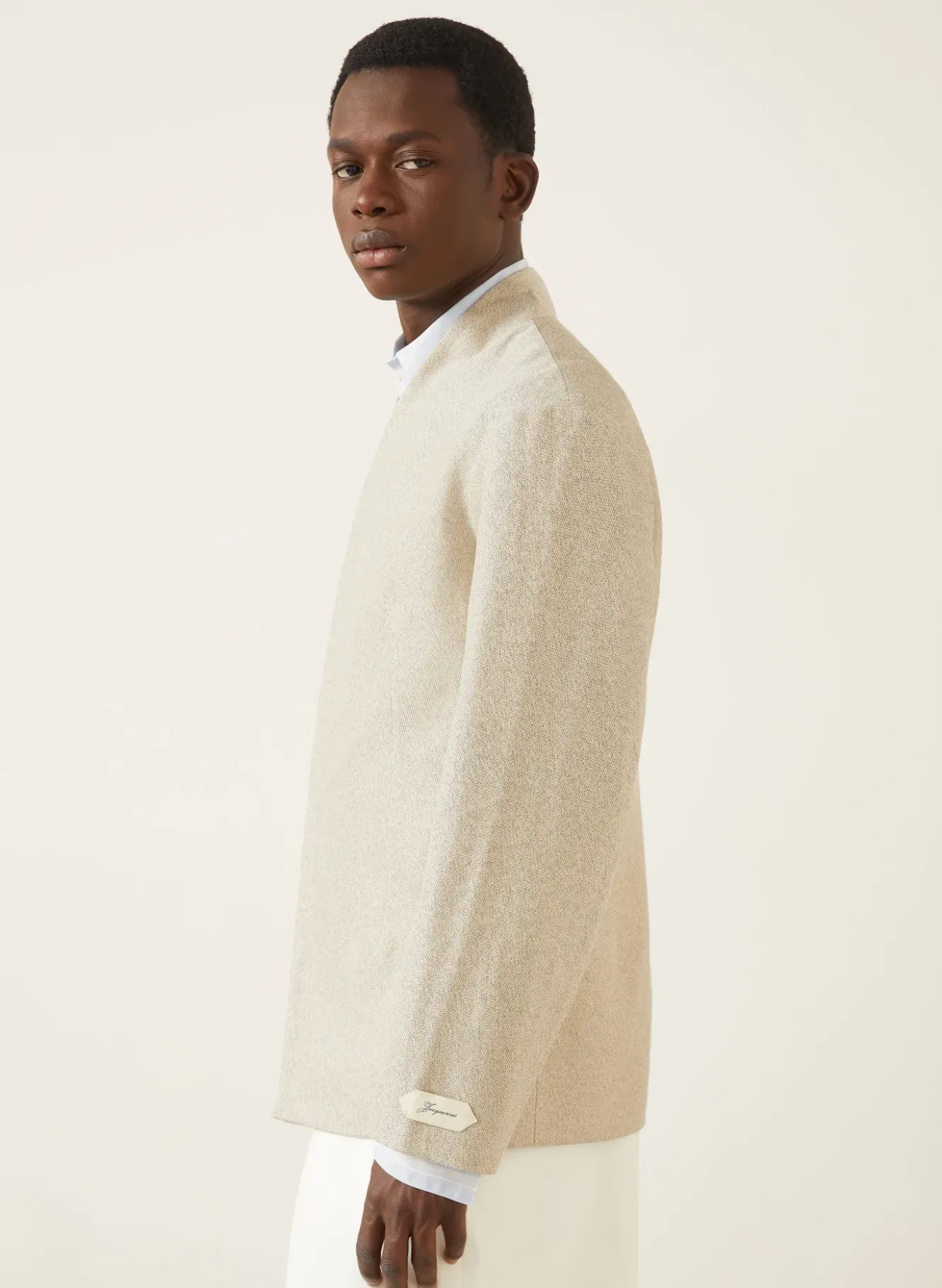 Sakko LA VESTE BASTIDE Extra Slim Fit mit Leinen