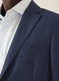 Sakko Slim Fit mit Leinen