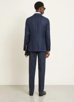 Sakko Slim Fit mit Leinen