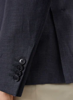Sakko Slim Fit mit Leinen