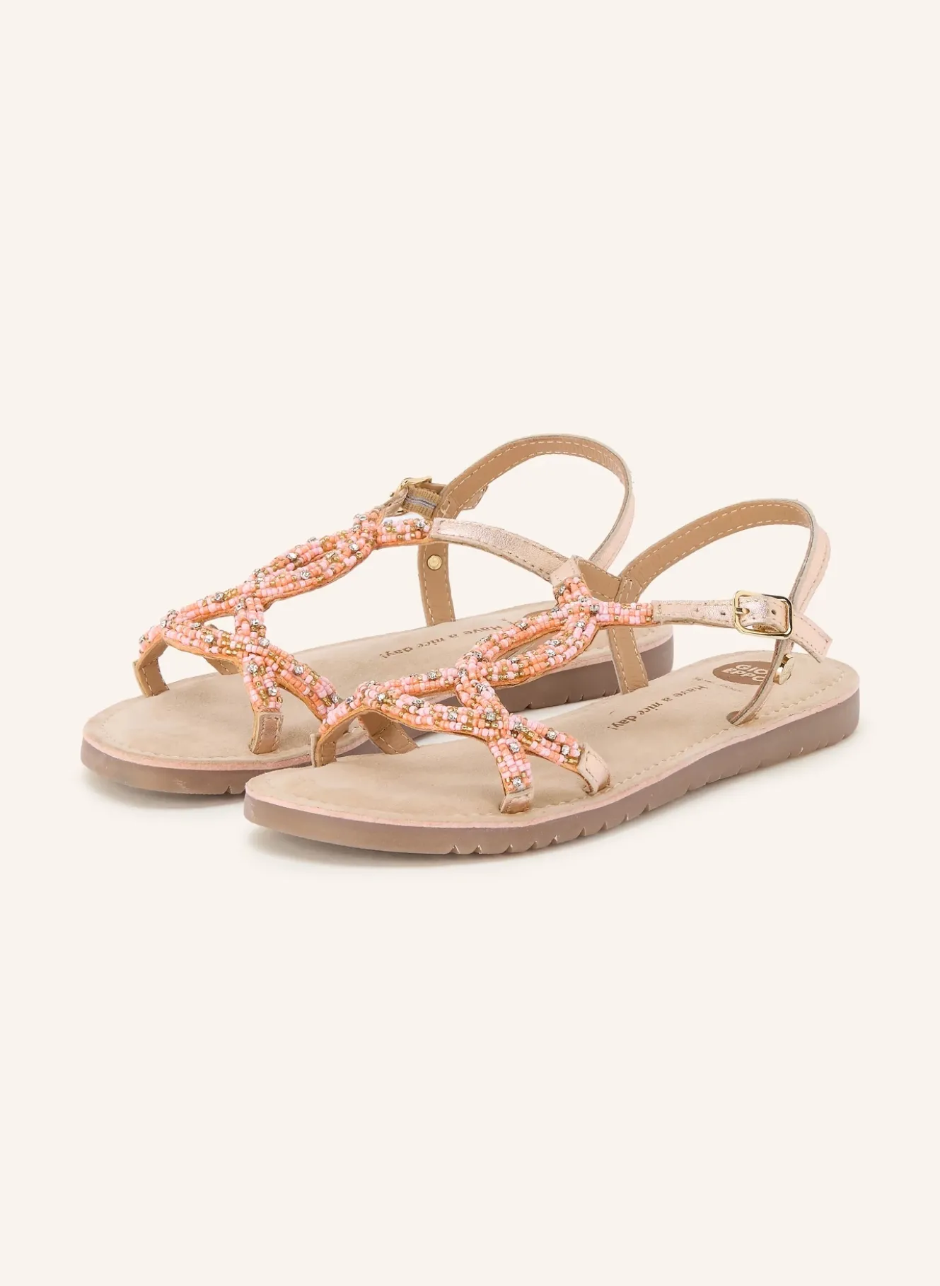 Sandalen BARAGOI mit Schmuckperlen