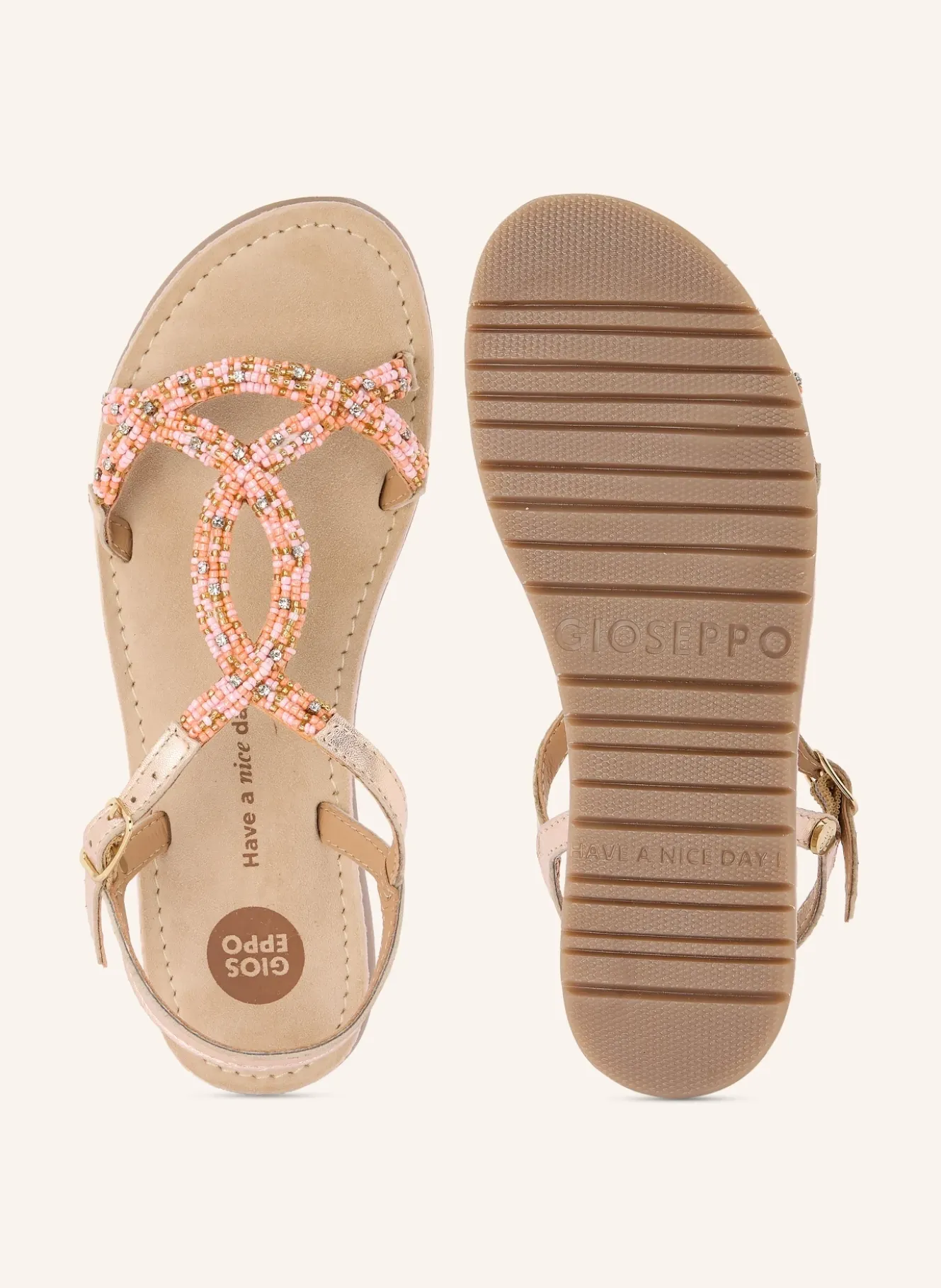 Sandalen BARAGOI mit Schmuckperlen