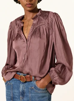 Satinbluse CESIRA