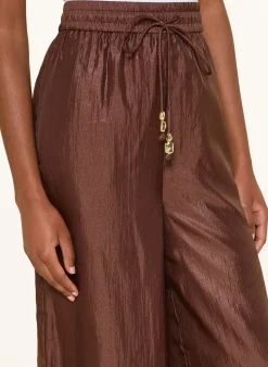 Satinhose OPHELIA mit Spitze