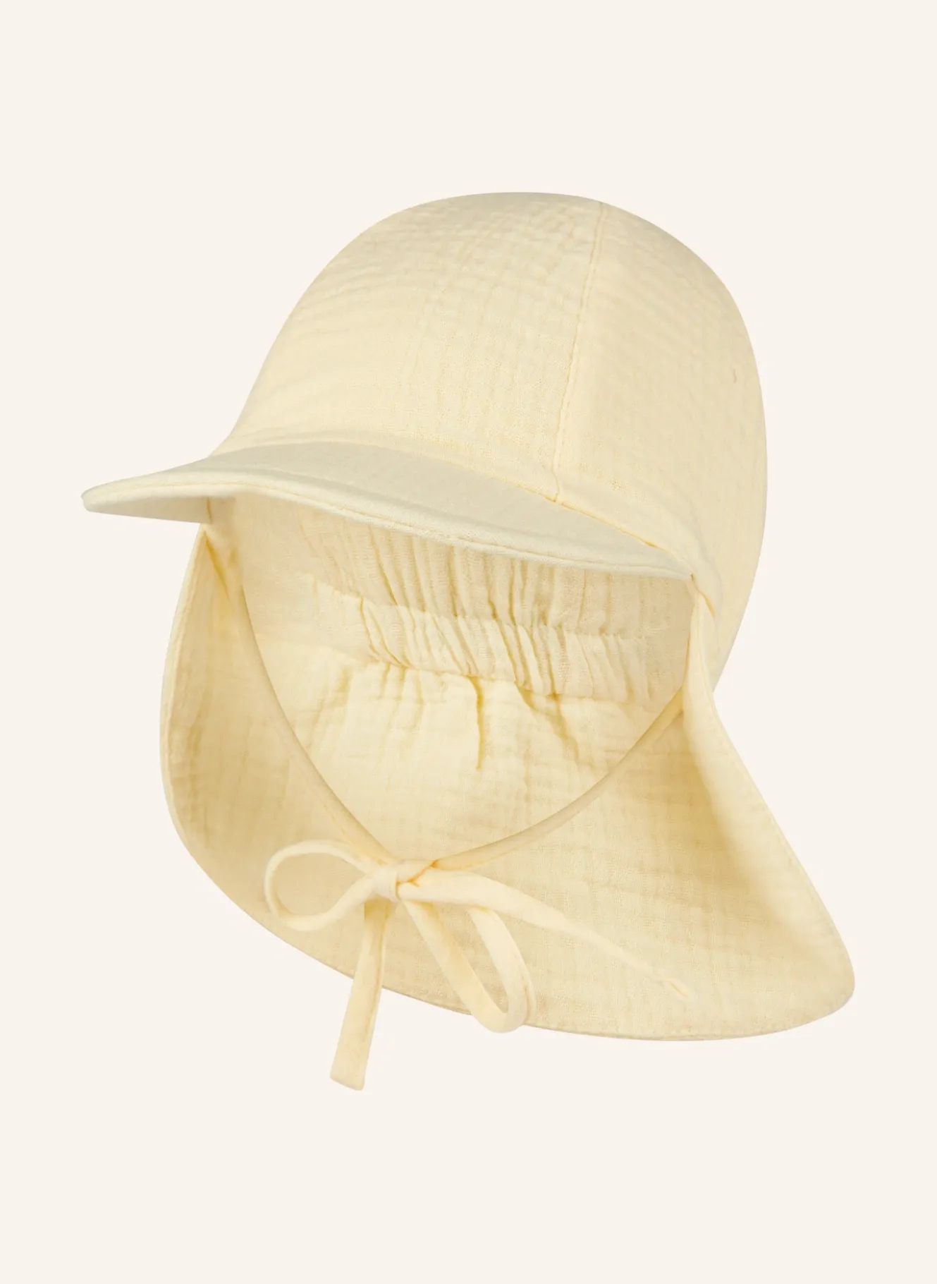 Schirmmütze mit Nackenschutz Musselin