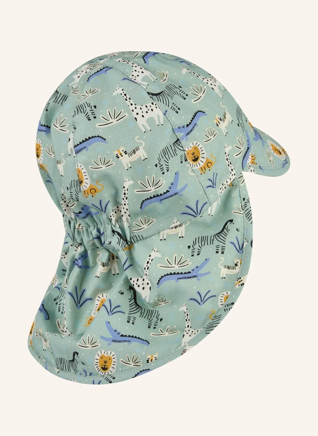 Schirmmütze mit Nackenschutz Zootiere