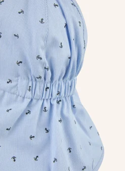 Schirmmütze mit Nackenschutz Anker