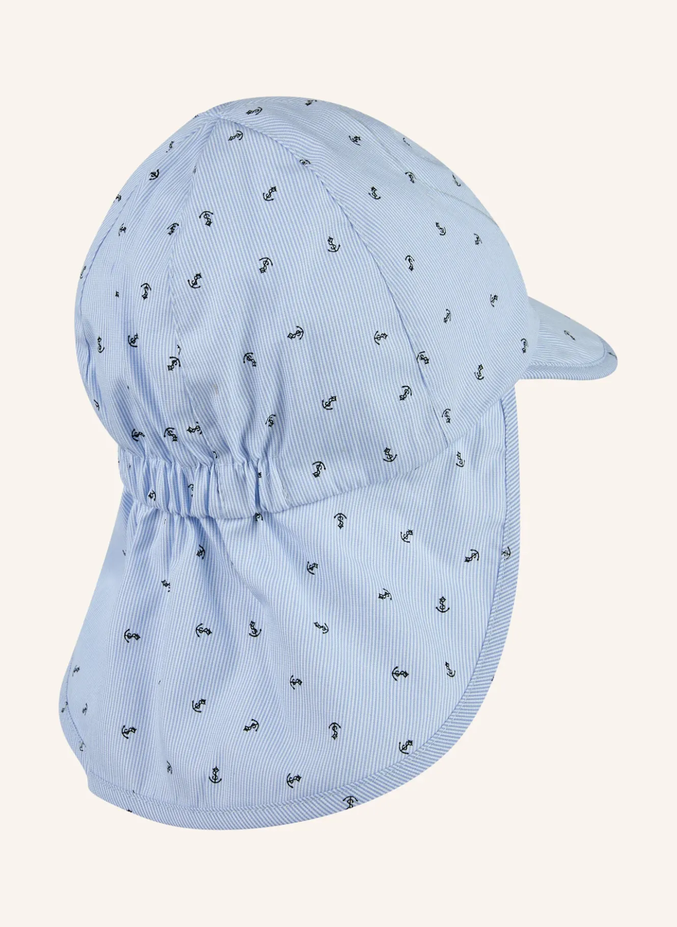 Schirmmütze mit Nackenschutz Anker