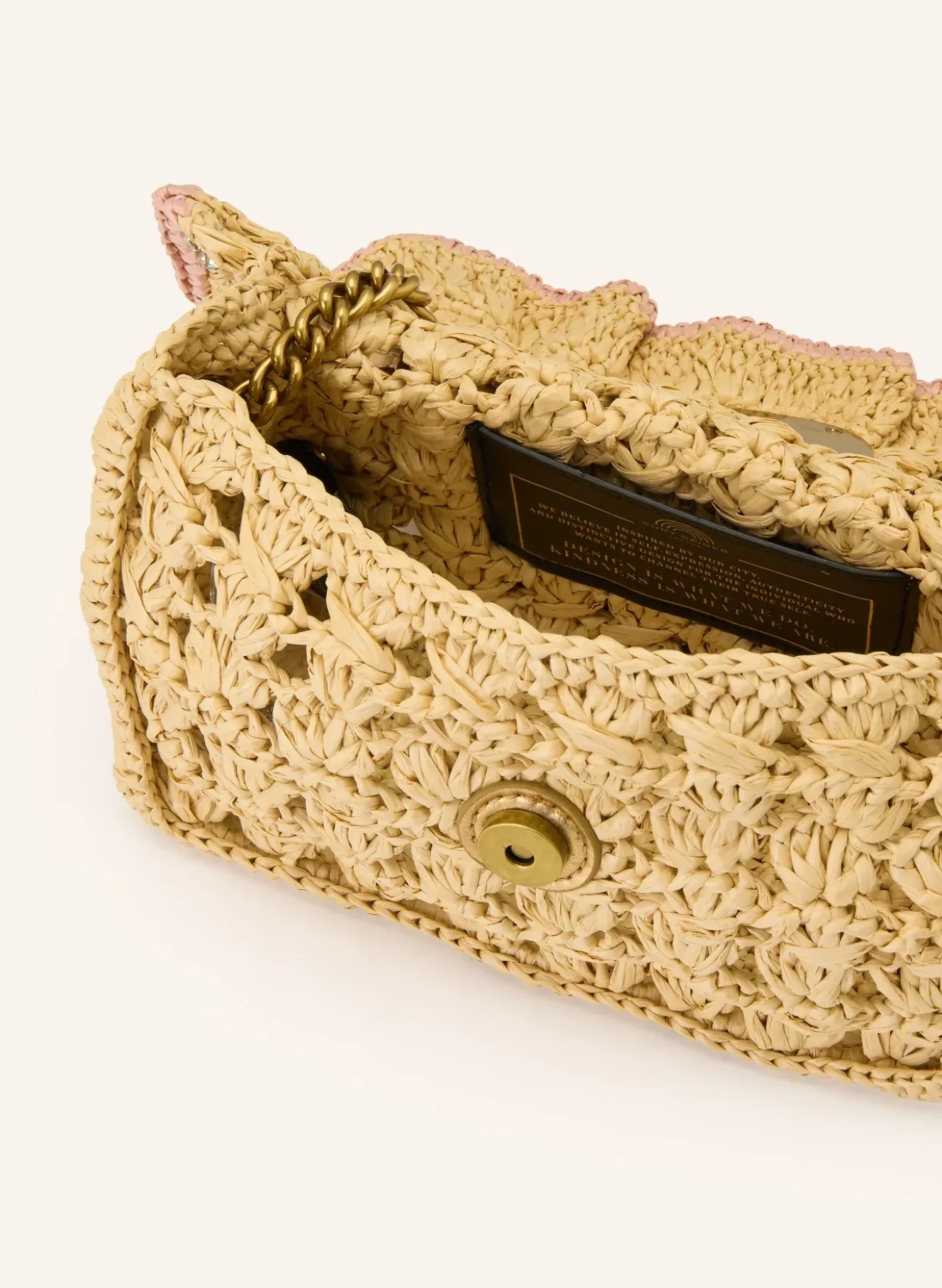 Schultertasche CHELSA mit Schmucksteinen