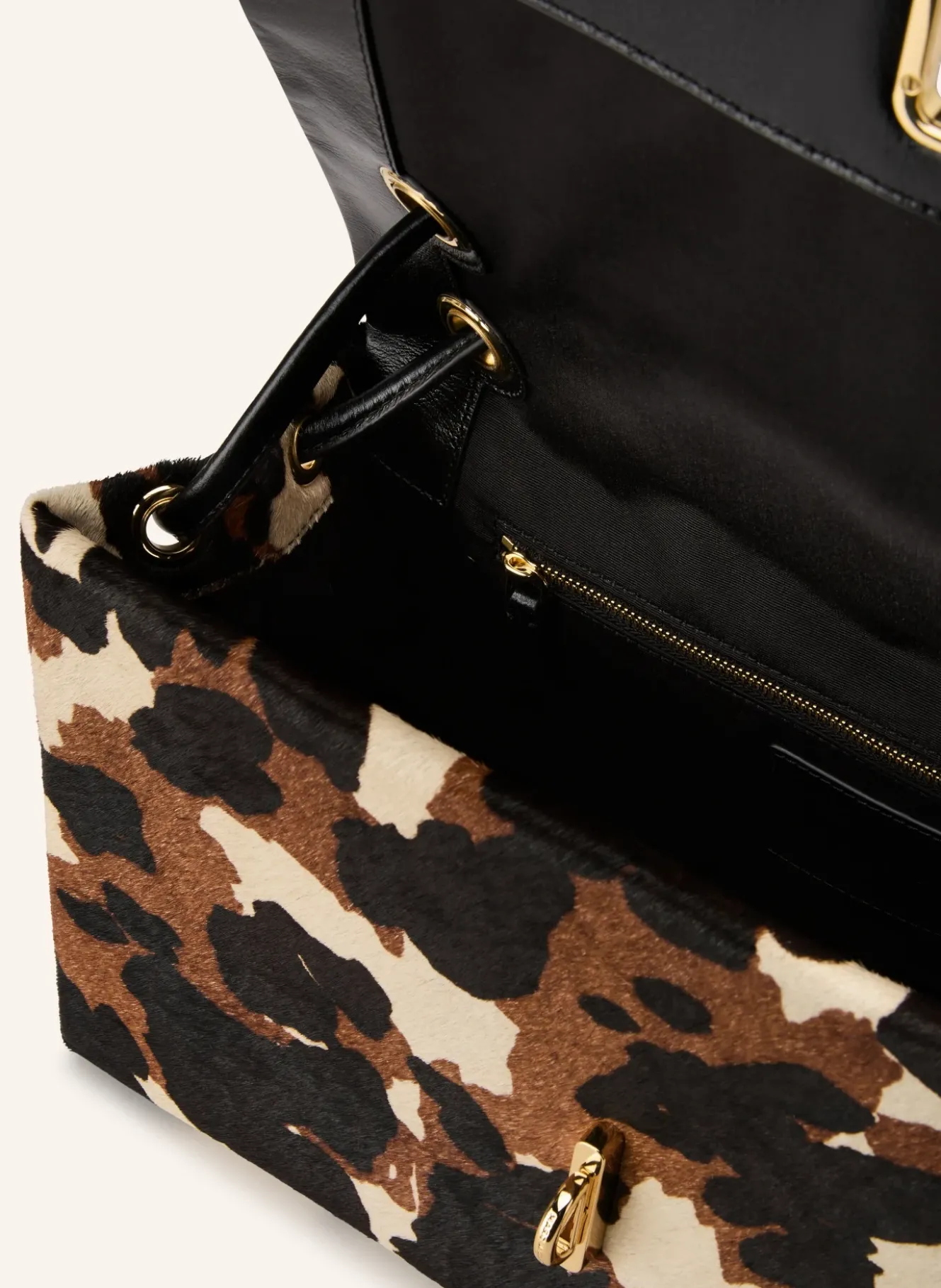 Schultertasche THE COW HAIRCALF LARGE DUAL BAG