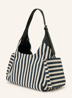 Schultertasche THE STRIPE CANVAS BELTED SACK BAG