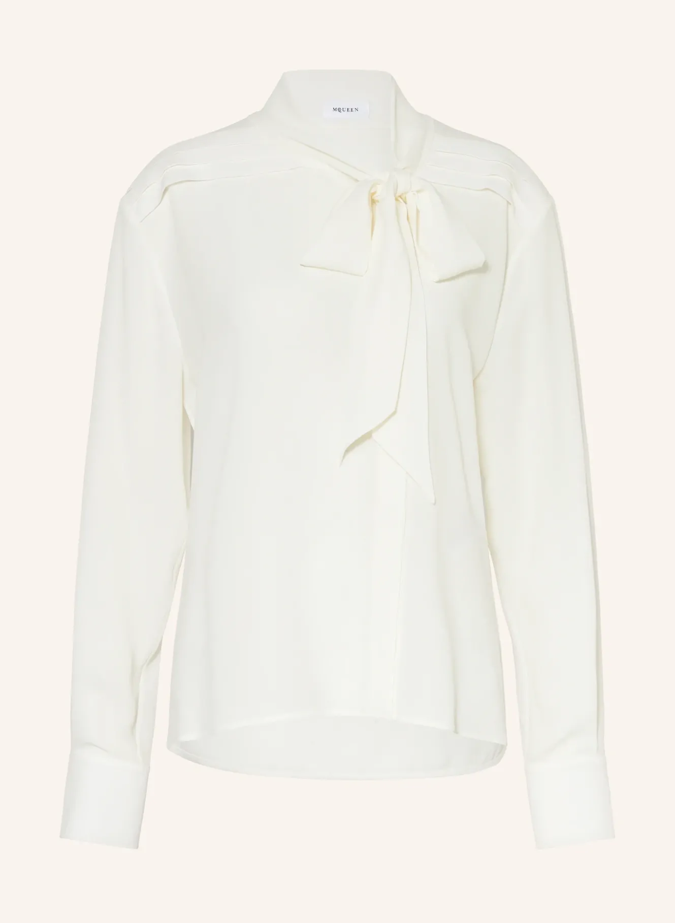 Seidenbluse mit Schluppe