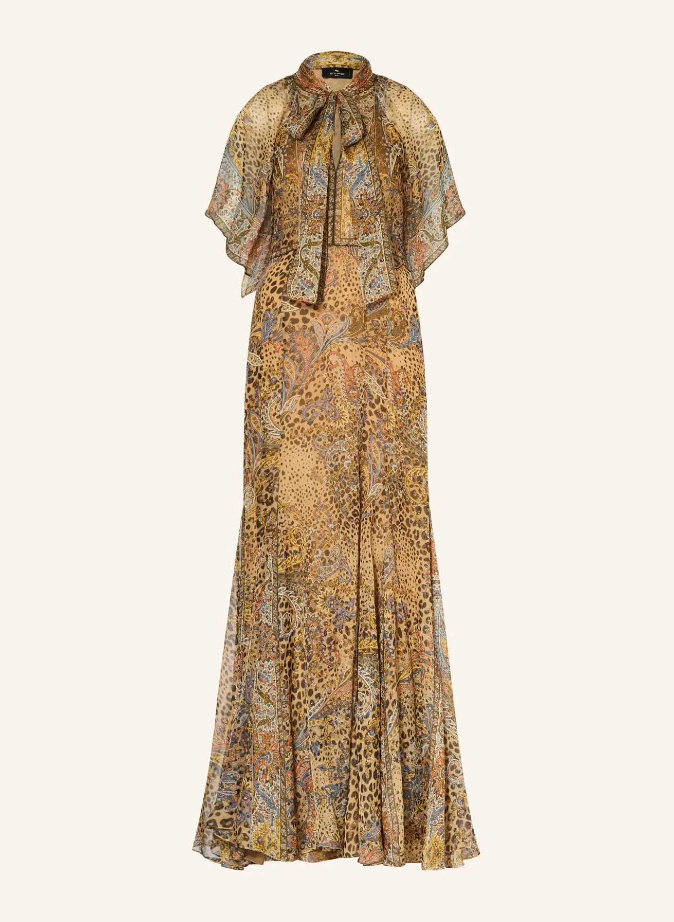 Seidenkleid mit Schluppe