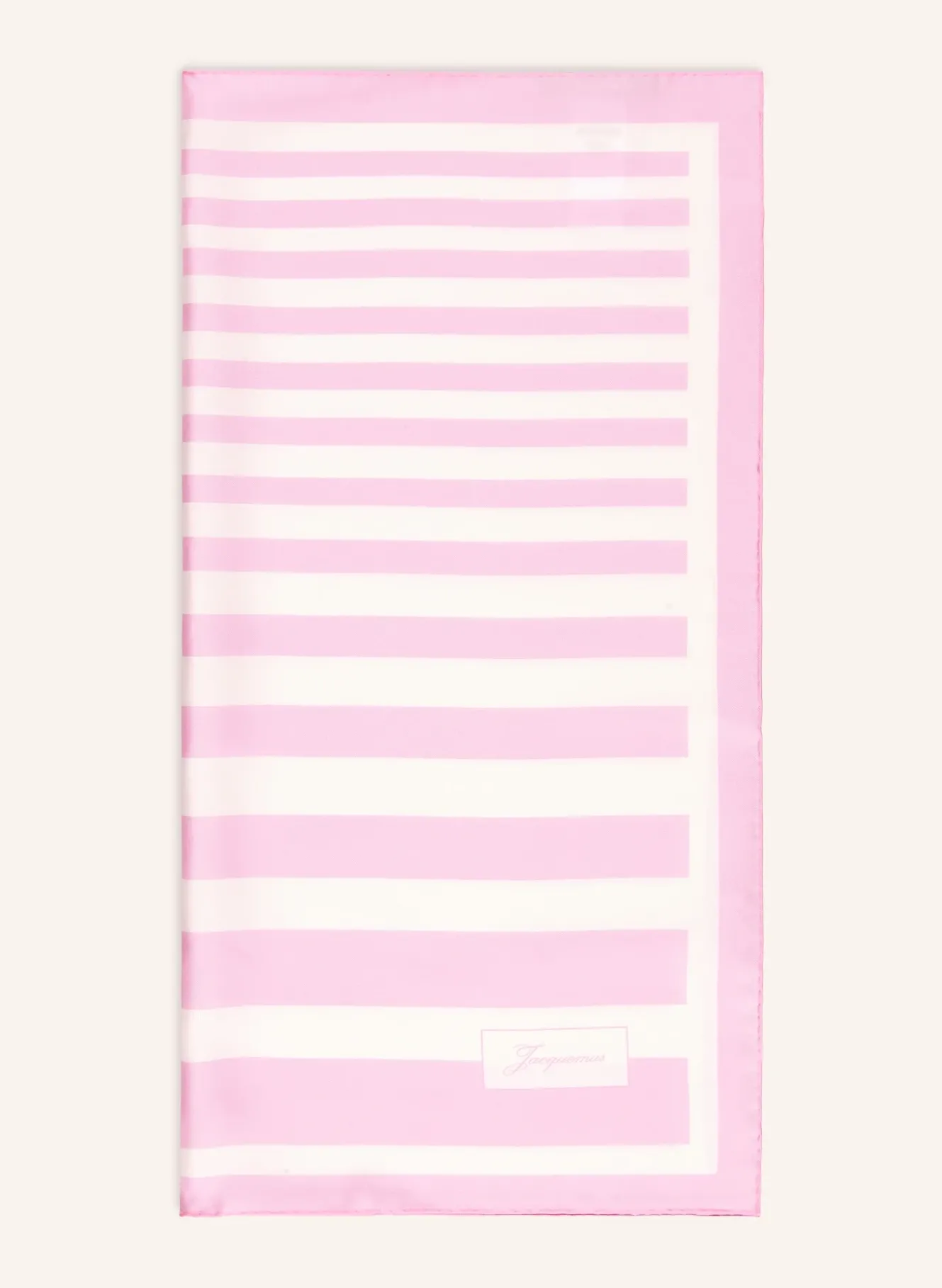 Seidentuch LE FOULARD À RAYURES