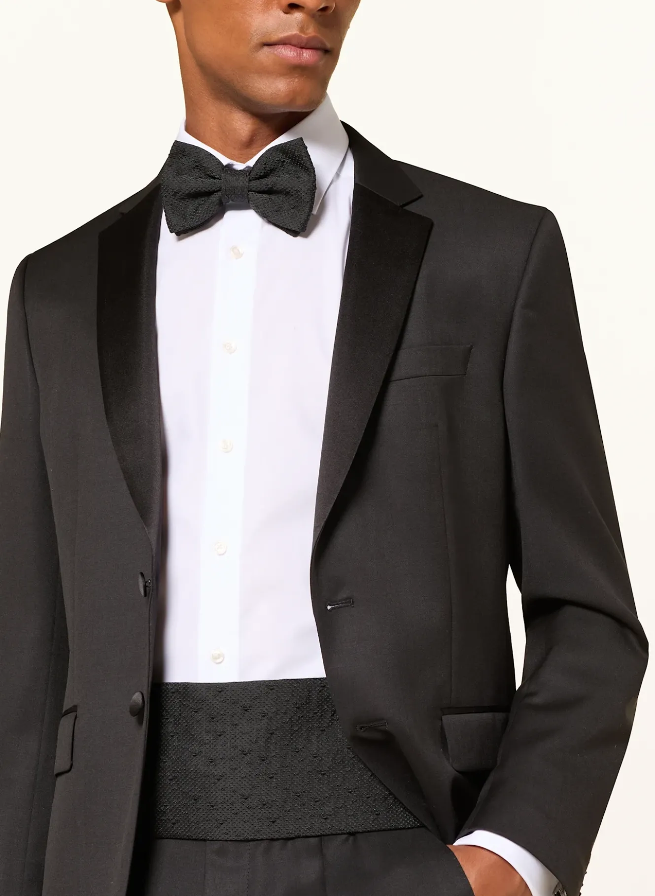 Set: Fliege und Kummerbund mit Geschenkbox