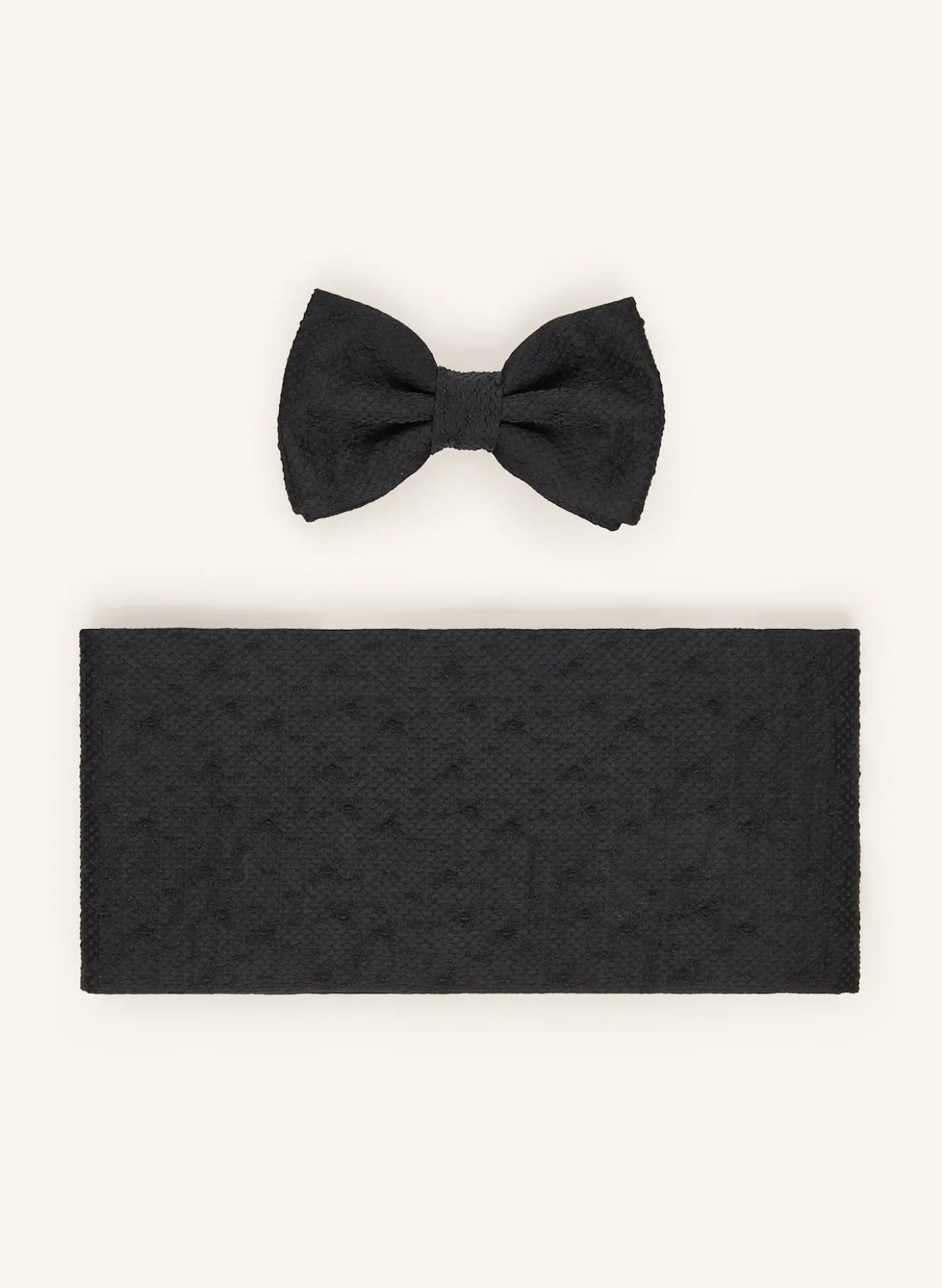 Set: Fliege und Kummerbund mit Geschenkbox