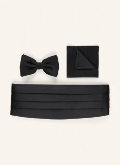 Set: Kummerbund, Einstecktuch und Fliege