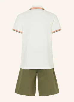 Set: Piqué-Poloshirt und Piqué-Shorts