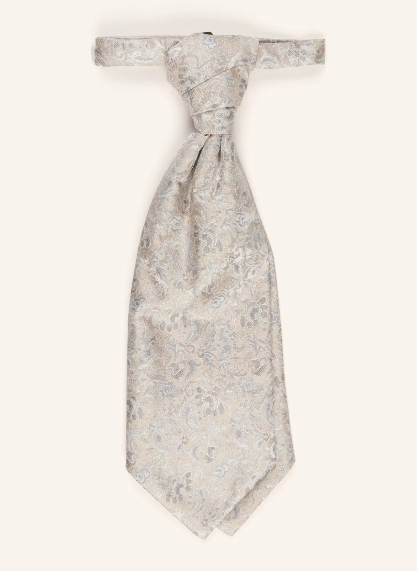 Set: Plastron und Einstecktuch