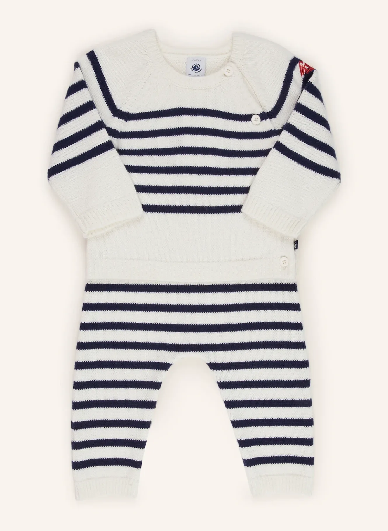 Set: Pullover und Strickhose